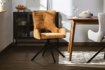 Krzesła w stylu glamour: jakie kolory tkanin dominują w trendach?